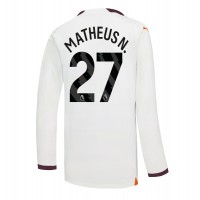 Moški Nogometni dresi Manchester City Matheus Nunes #27 Gostujoči 2023-24 Dolgi Rokav